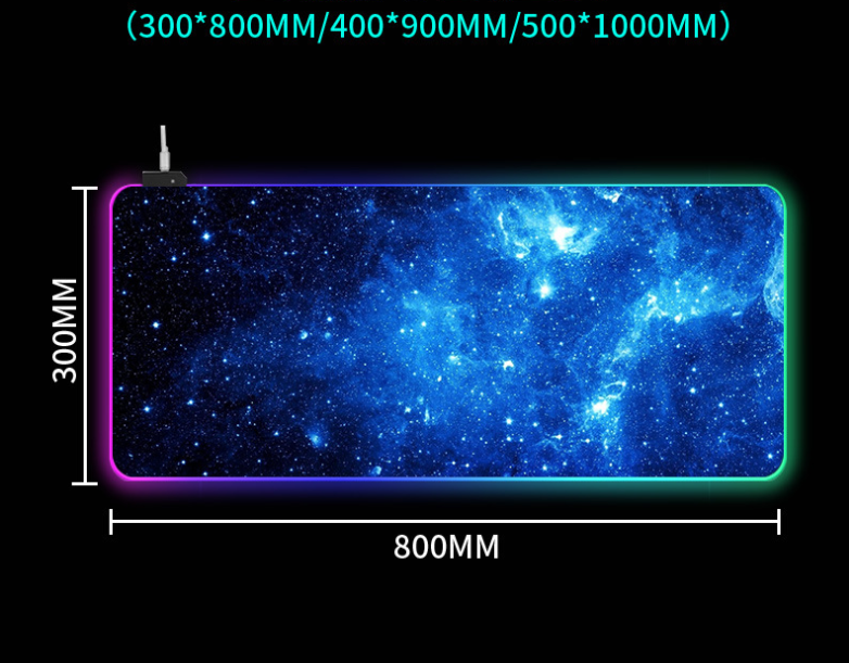 Starry Sky RGB Gaming Mouse Pad – view 5