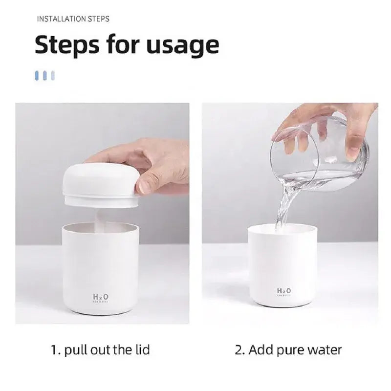 Mini Air Humidifier & Aroma Diffuser – view 3