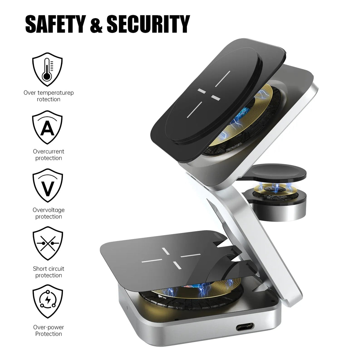 3 in 1 Wireless Charging Station – view 9