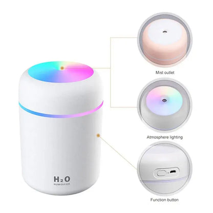Mini Air Humidifier & Aroma Diffuser – view 2
