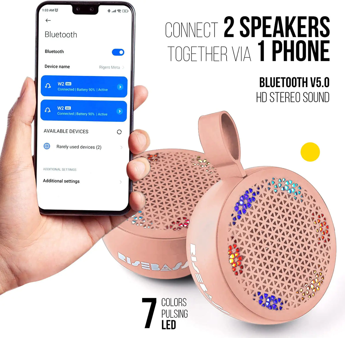 Waterproof Bluetooth Shower Speaker – view 3