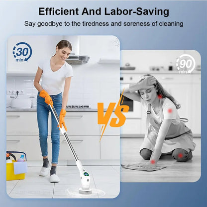 Electric Household Cleaning Brush Set – view 5
