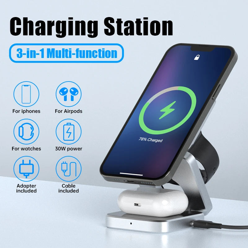 3 in 1 Wireless Charging Station – view 3